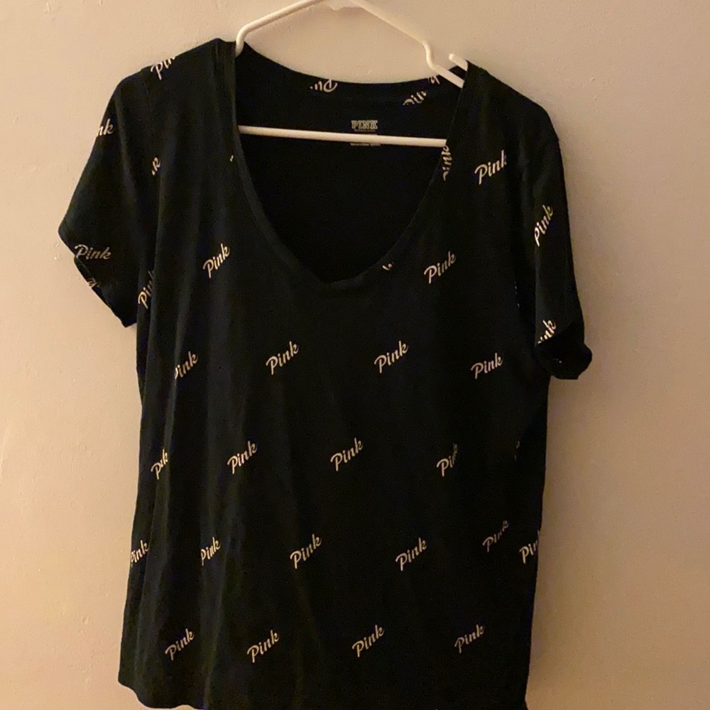 PINK black tshirt